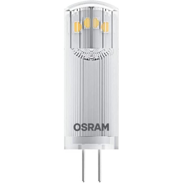 Ampoules LED OSRAM G4 1,8W équivalent 20W - Blanc Chaud - 2500-3000K - Neuf