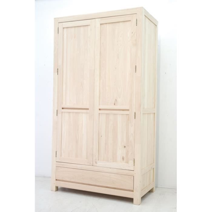 Scandinave Armoire 2 Portes 1 Tiroir Sami Bois Brut Achat Vente Armoire De Chambre Scandinave Armoire 2 Portes Soldes Sur Cdiscount Des Le 20 Janvier Cdiscount