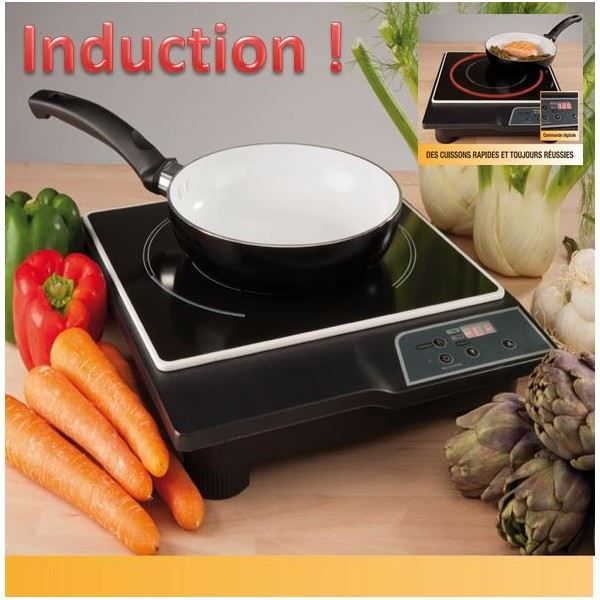 Plaque A Induction Portable Poele Ceramique Ideale Pour Camping Ou Etudiant Cdiscount Electromenager