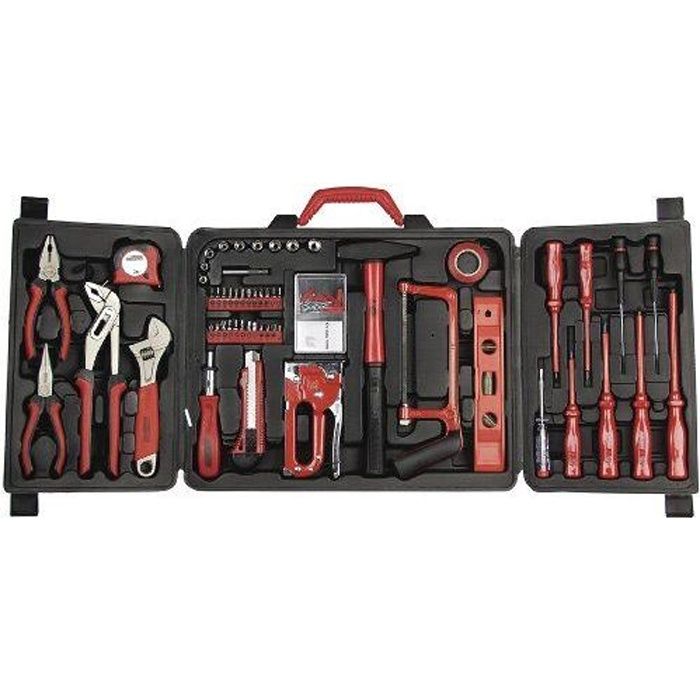 Assortiment d'outils et kit ménage MANNESMANN - 60 pièces en métal M29065