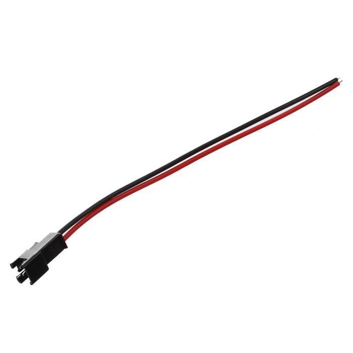 JST SM Connecteur//Prise Câble 10 cm Connector 2-6 PIN LiPo Fil Pour Bande DEL