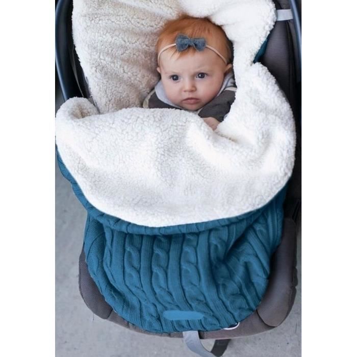 Couverture de bébé pour le lit poussette  Sac de couchage Super doux et  chaud pour bébés garçons et filles, lange [B3C4F87] - Cdiscount  Puériculture & Eveil bébé
