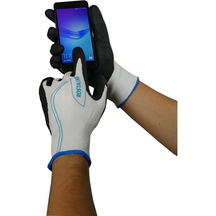 Ansell ActivArmr 96-002, Gants Electricien En Cuir, Protection Électrique Classe 00 & 0 (Tension 500V-1000V), EPI Travaux Electricité, Taille XL (1 Paire