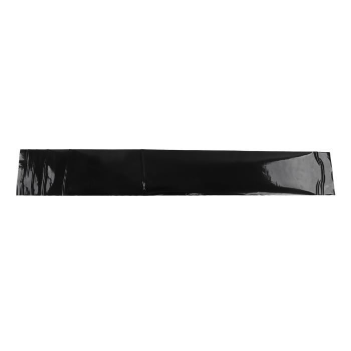 Sunstrip Pare-brise Universel Noir Brillant 140x20 Cm - Autocollant Vitre Voiture