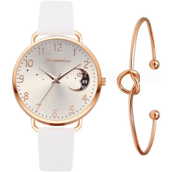 AVTREK - Montre Femme Analogique Quartz, Cadran Lumineux Lisible, étanche, Mouvement Japonais - Idéale Pour Soignants Et Quotidien