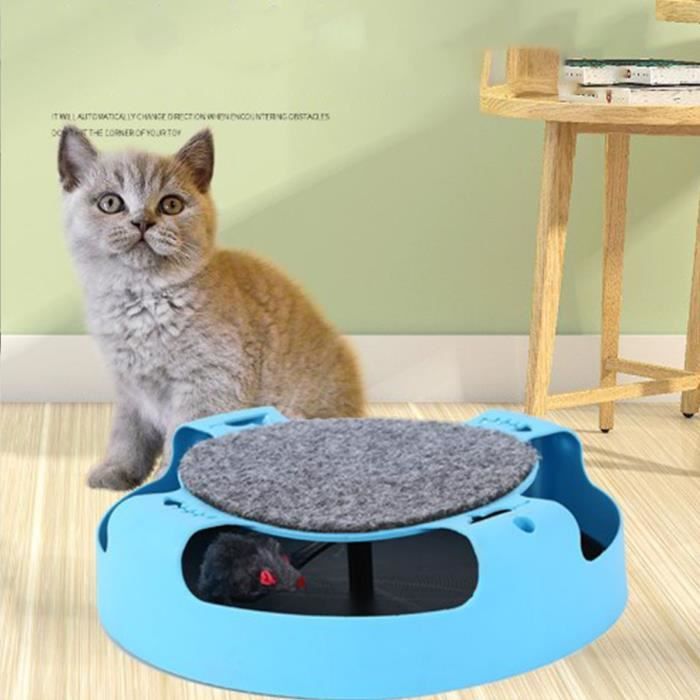 Meilleurs prix pour Catch Mouse Sport Cat Toys interactive fun Puzzle Spinning Cat Mouse chasse jouet avec tapis d'adhérence pour chat chaton LS008