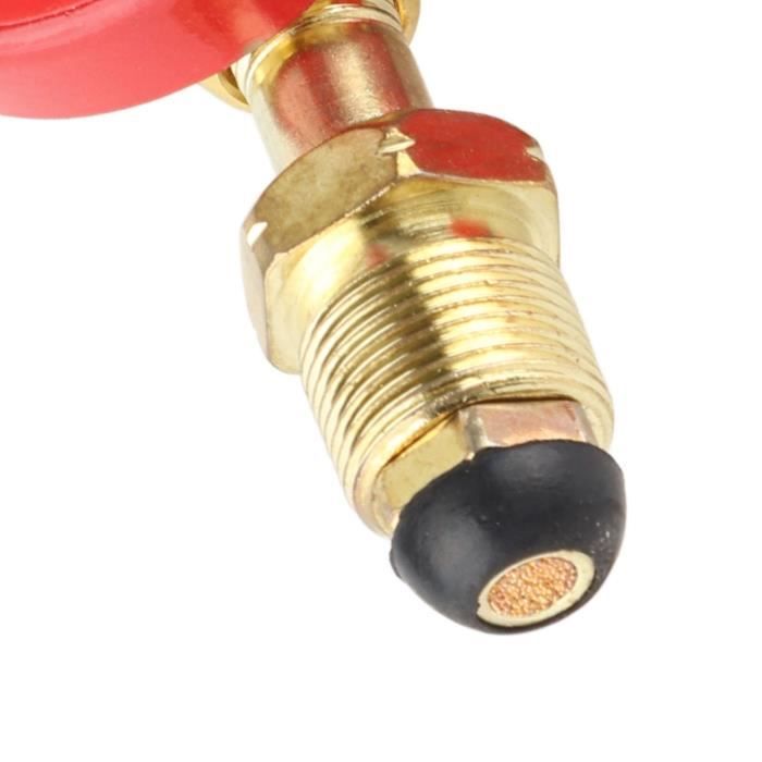 2 Adaptateurs Gaz Avec Manomètre - Pour Réservoirs Propane - Compatible Barbecue, Camping-car, Chauffage Extérieur