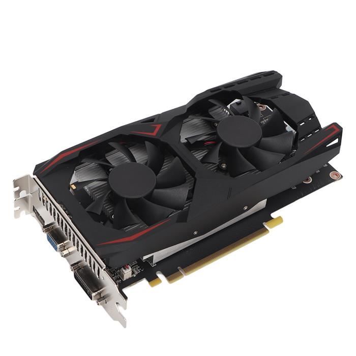 Carte Graphique Ouitble GTX 550 Ti 6Go GDDR5 192 Bits - Double Ventilateur, Sorties DVI/VGA/HDMI, PCIe 2.0, Pour Windows 7 à 11