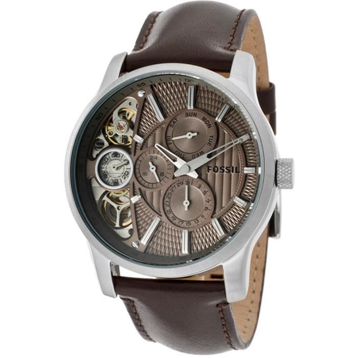 FOSSIL MULTI-FUNCTION TWIST TAUPE CUT AWAY HOMME 42MM QUARTZ MONTRE ME1098  - Cdiscount Bijouterie