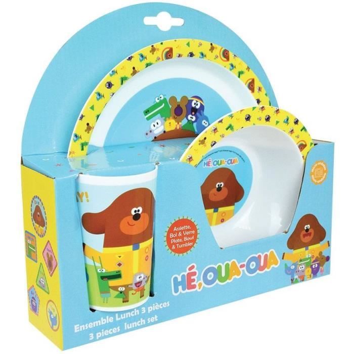 Coffret Repas Castor Thermobaby - Assiette, Gobelet Et Bol Pour Enfant Sans BPA