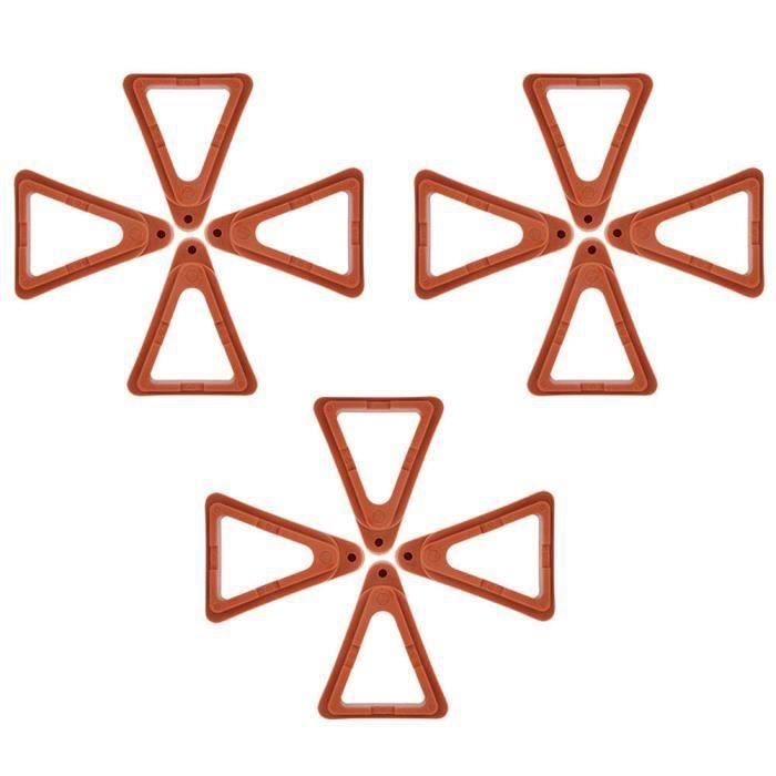 Fjronline Lot De 12 Rehausseurs De Pieds En Plastique Triangulaire Pour