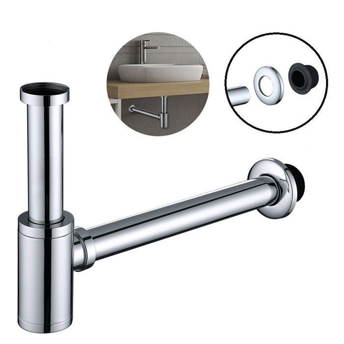 Kit Bonde et siphon lavabo coudé, ALTECH réf: 61800000134/60