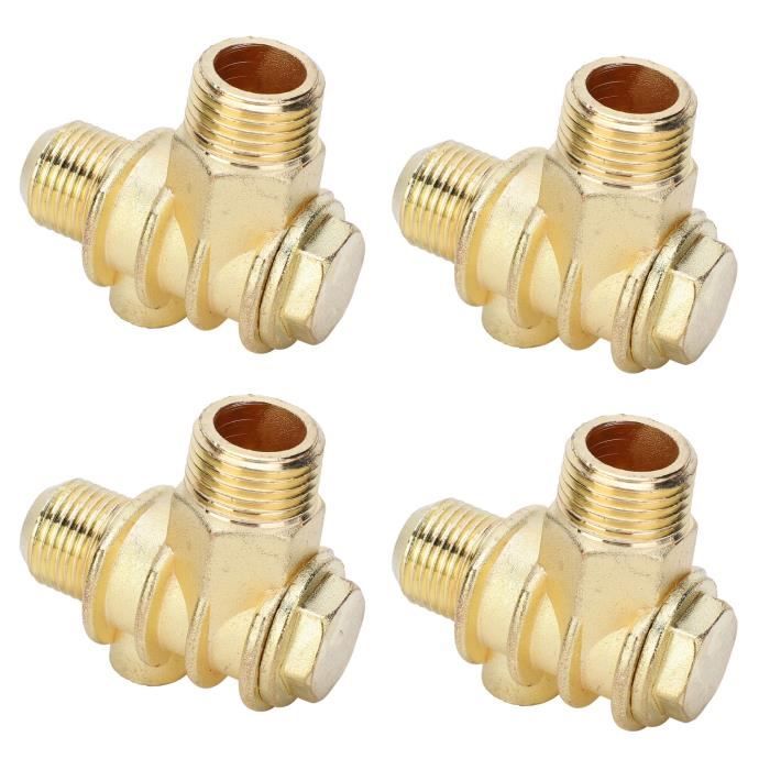 BigCheer raccord rapide air comprimé 1/4 Raccord rapide mâle Eur