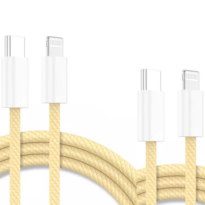 Câble USB-C Charge Rapide 3A 1m - Nylon Rouge Renforcé - Little Boutik - Neuf