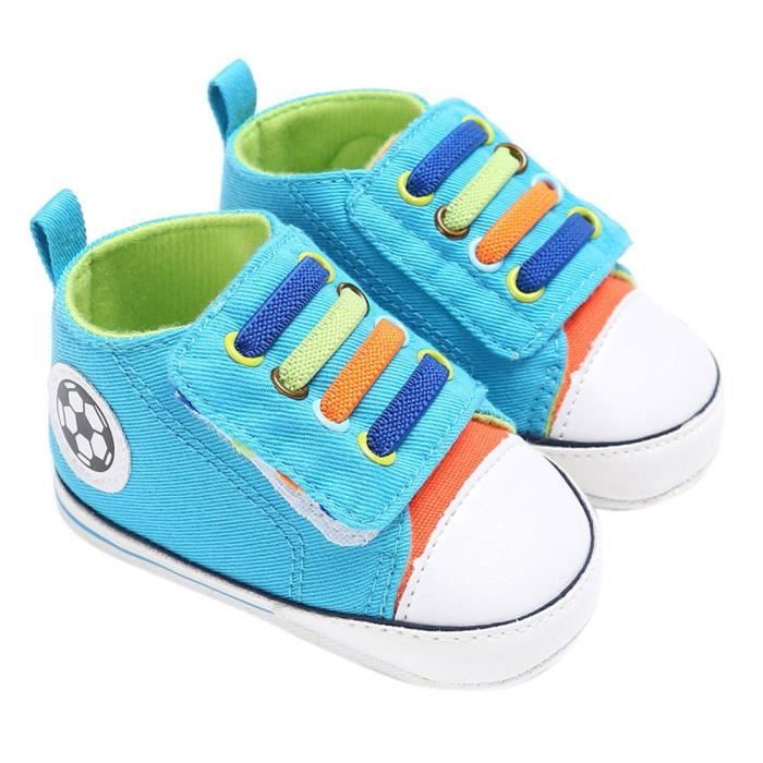 Benjanies Bebe Chaussures Garcon Fille Nouveau Ne Berceau Semelle Douce Espadrilles Bleu Ciel Lzpsb Bleu Achat Vente Espadrille Cdiscount