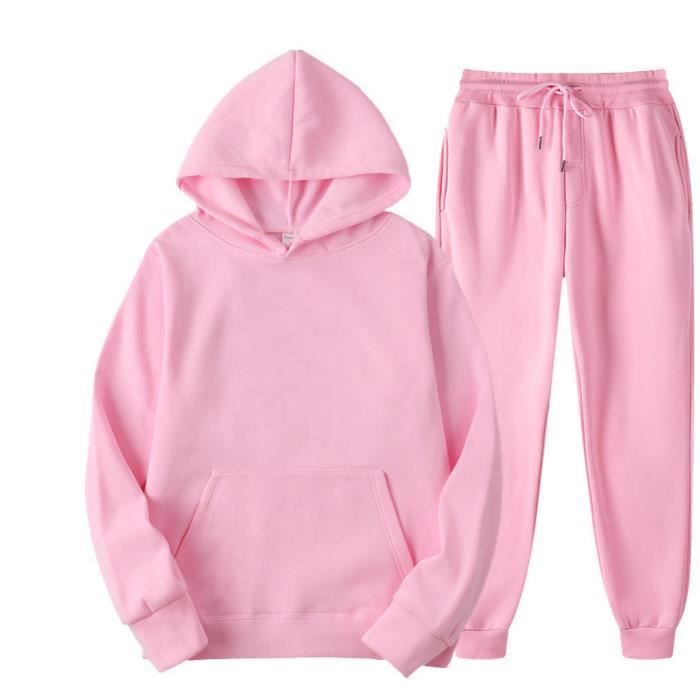 Survetement homme rose deals