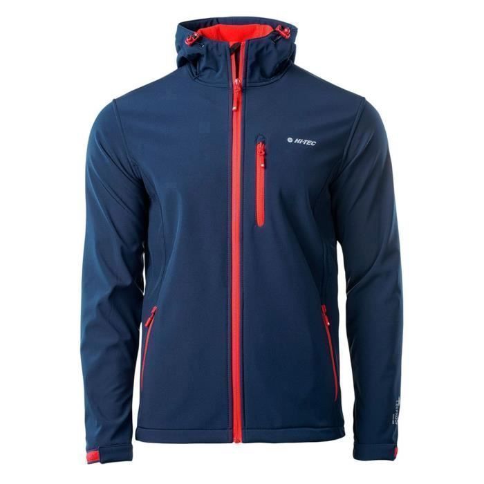 Veste de pluie - HI-TEC - Ubergang Caen - Imperméable 8 000 mm - Respirante 1 000 g/m² - Doublure micropolaire