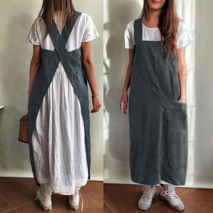 Robe tablier vintage