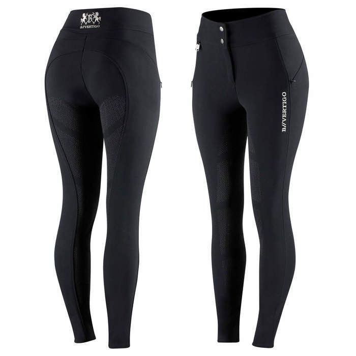 Pantalon équitation avec grip femme B Vertigo Justine - black Pantalon équitation avec grip femme B Vertigo Justine - black