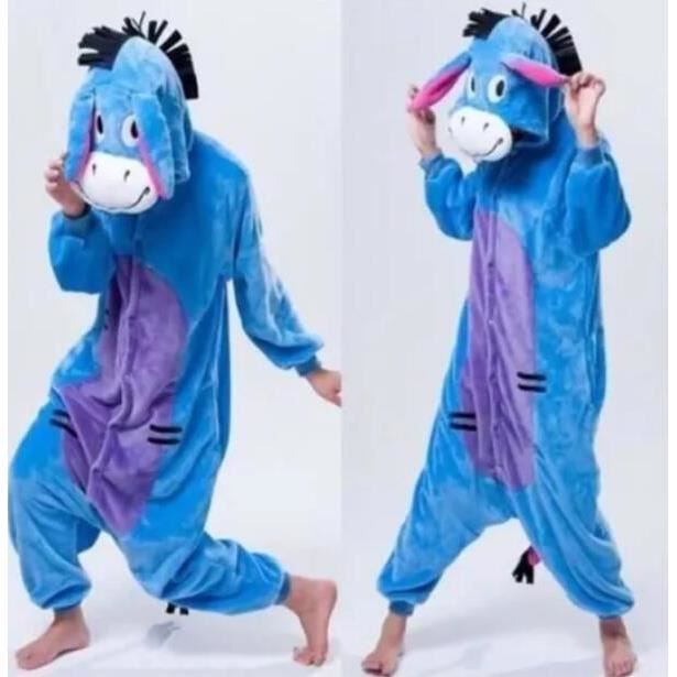 Combinaison Pyjama Femme Stitch Polaire Cosplay Animal Super Doux en Polaire avec Capuche Personnage Officiel Disney Stitch Pyjama Costume Deguisement Kigurumi Onesie Homme Femme