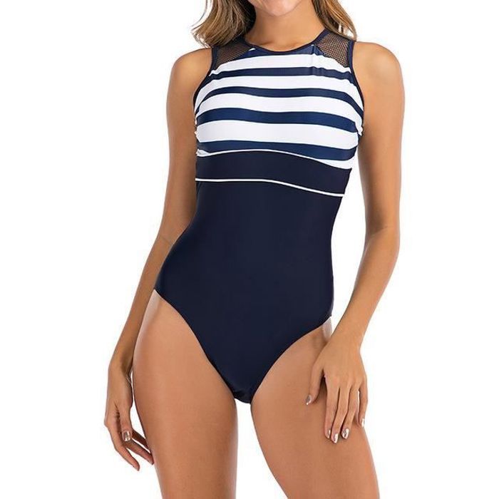 SHEKINI Maillot De Bain 2 Pièces Rashguard Zippé à Manches Courtes Pour Femme - Maillot De Bain Athlétique Imprimé Avec Jupe, Noir, Feuilles, S