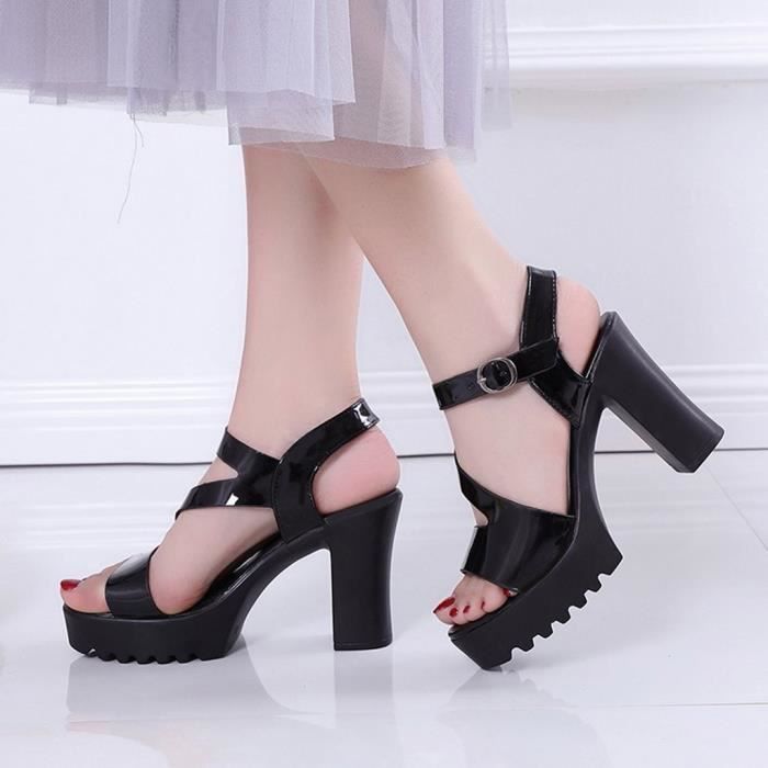 chaussure talon epais
