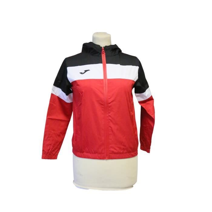 Veste Imperméable Joma Crew IV Femme - Capuche, Poches Zippées, Coupe Ajustée