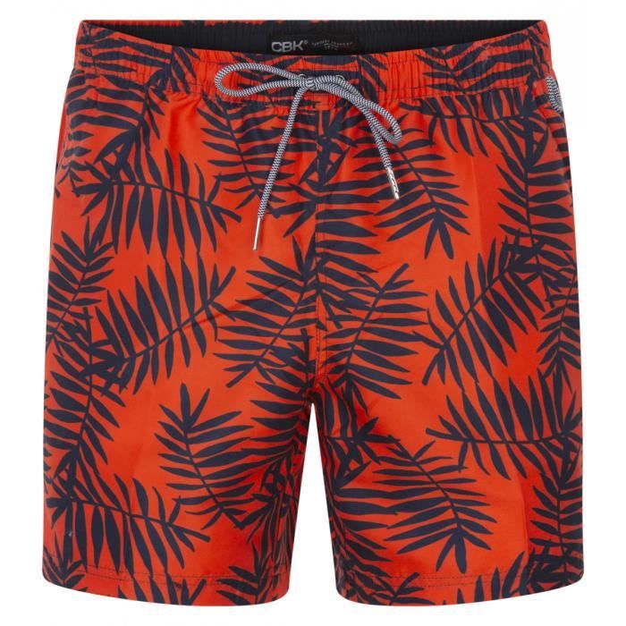Bermuda/Short De Bain Tribord Rouge - Taille S Pour Homme - Occasion Très Bon état