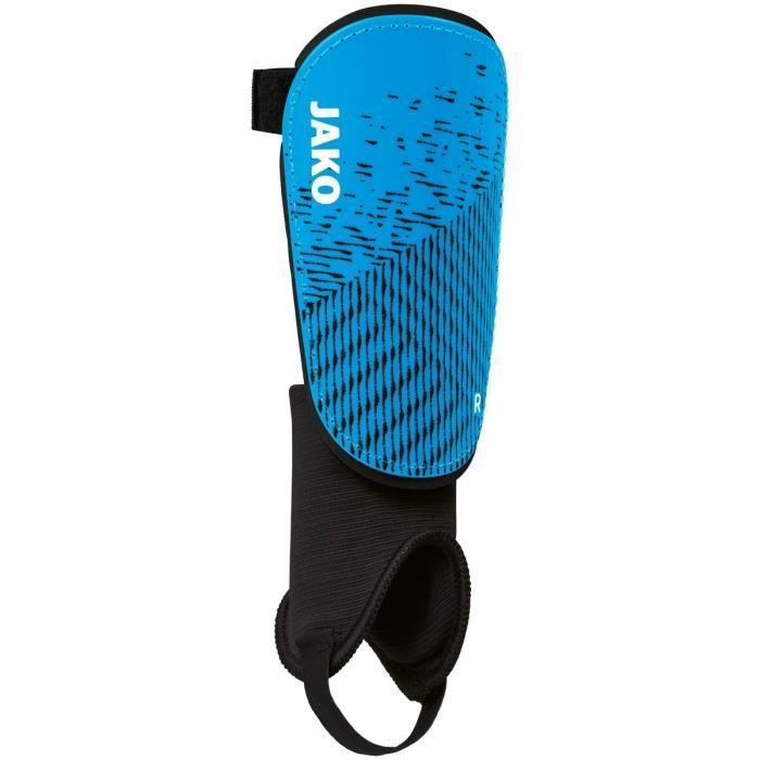 Protège-tibias JAKO River Classic – Coque Rigide Légère, Protection Cheville, Fermeture Velcro, Tailles XS à L