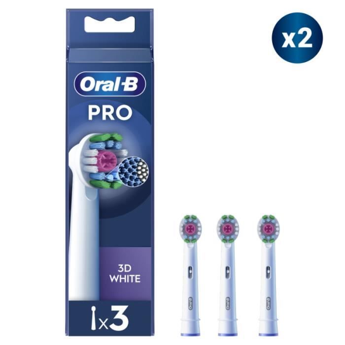 Oral B Pro 3D 6 brossettes - vue 2