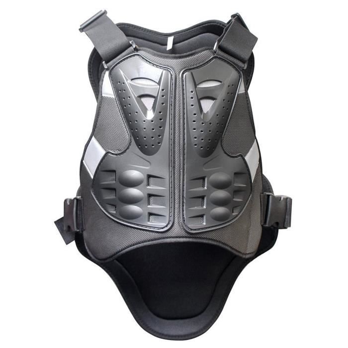 Kcolic Veste De Protection Moto, Gilet Pare-Balles, Motocross, VTT, Plastron, Gilet, Moto, Dirt Bike, Équipement De Protection, Armure pour Adultes, Hommes, Moto, Gilet Pare-Balles Moto A,XL