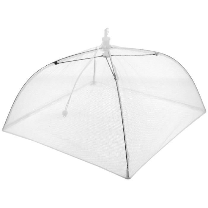 Cloche Alimentaire Pliable Cook Concept - 34 X 34 Cm - Blanc - Pour Protéger Fromages Et Gâteaux