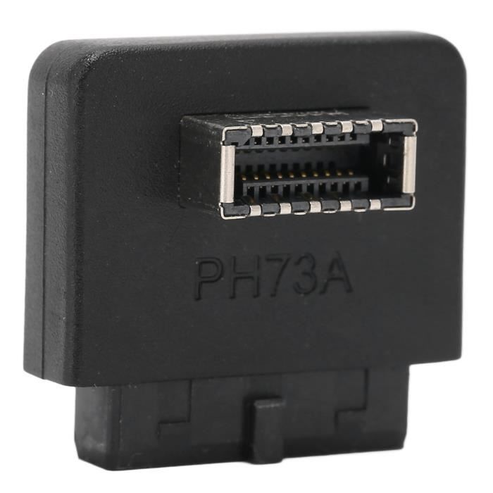 SIENOC Câble Adaptateur USB 3.0 20 Broches Vers USB 2.0 9 Broches – 15cm – Connecter Périphériques Anciens