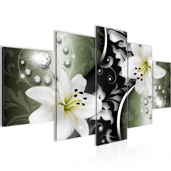 Piy Painting 3 Peintures Murales Toile Fleur De Prunier Porcelaine - 30x40cm