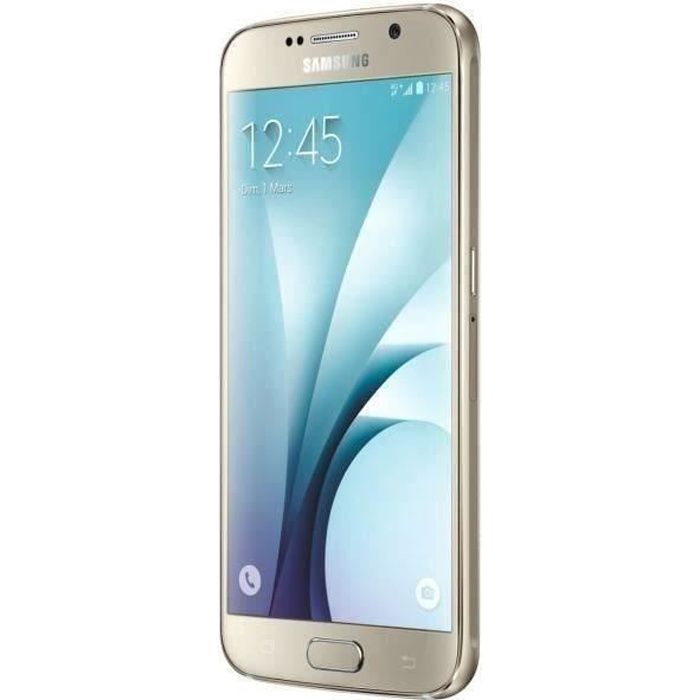 Achat T&eacute;l&eacute;phone portable Samsung Galaxy S6 32 go Or - Reconditionné - Etat correct pas cher