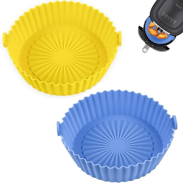 Lot De 10 Moules En Silicone Pour Friteuse à Air - Ramequins Réutilisables Pour œufs, Muffins, Gâteaux - Antiadhésif Et Sans BPA