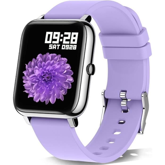 Montre connectée Non renseigné 1,3 pouces écran moniteur de fréquence cardiaque Podomètre Sport Blood Pressure Montres IP68