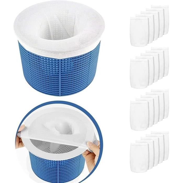 Filtre Spa Panier Skimmer Piscine YARNOW - 17.7x13x12cm Bleu | Anti-Feuilles Et Débris - Plastique Durable