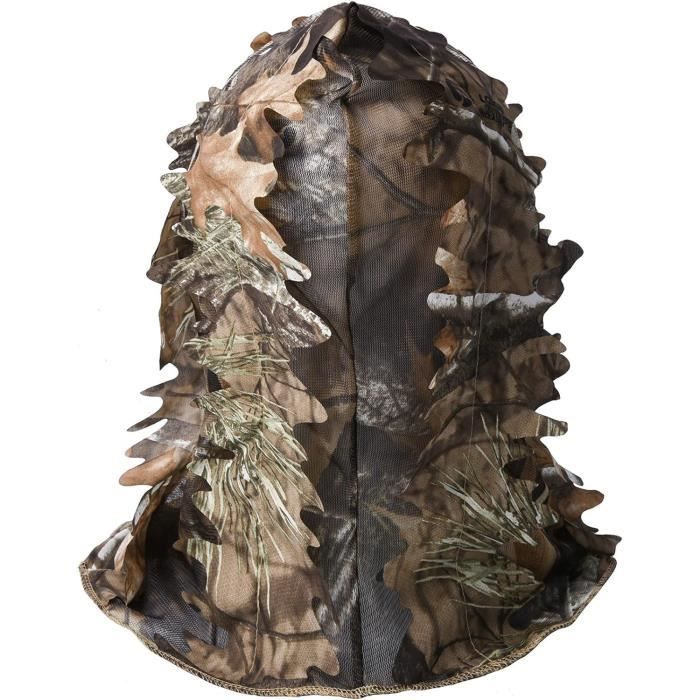 Ensemble Camouflage 3D Sniper – Masque Tête Et Fusil, écharpe Feuillage, Neuf, Pas Cher