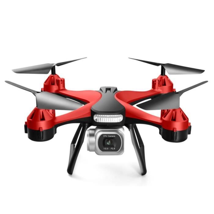 Drone avec caméra 4K HD SURENHAP - Rouge - Télécommandé - 300m de portée