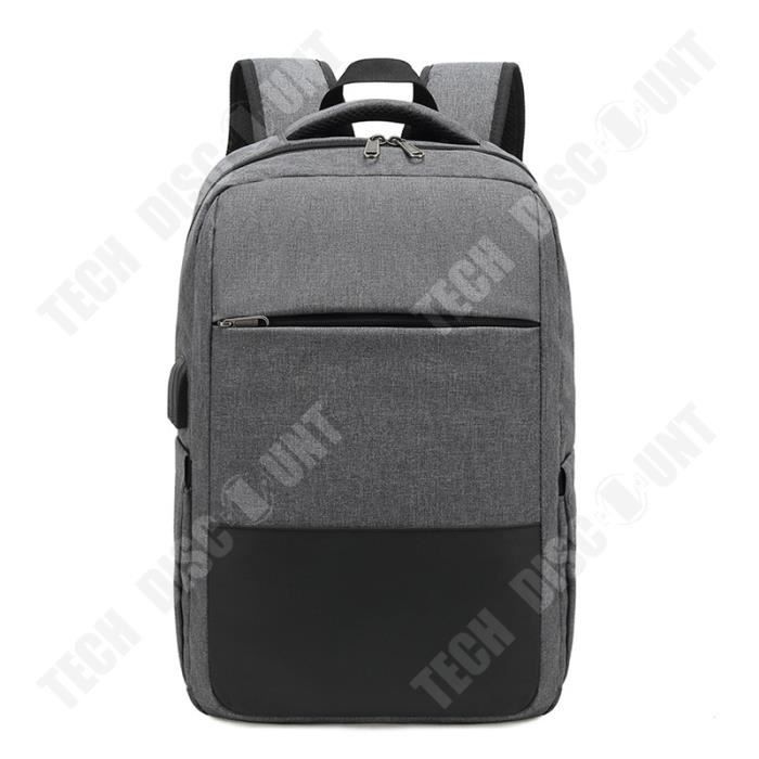 Sac à Dos Anti-vol Pour Ordinateur 15,6" - Imperméable, Avec Charge USB - Noir