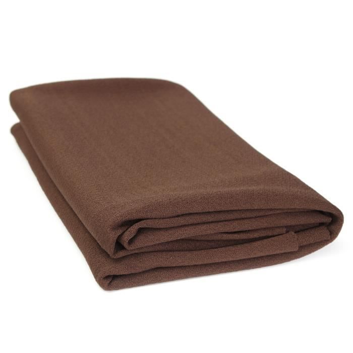Tissu Maille Pour Haut-parleur 1,7 X 0,5 M - Housse Anti-poussière Protection Enceinte - Tissu Fibre Chimique Brun Ou Noir - Pour Caisse De Son, KTV, Scène