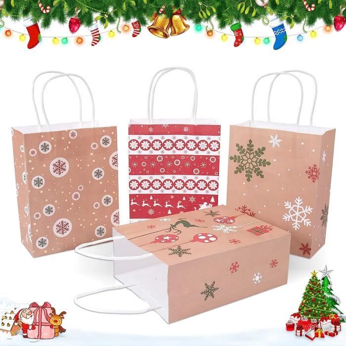Housse de rangement,Sac de rangement en papier d'emballage de noël, sac de rangement Durable