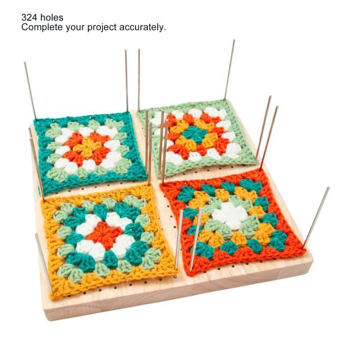 Planche de blocage en bois au crochet Planche de blocage en bois réutilisable bricolage 324