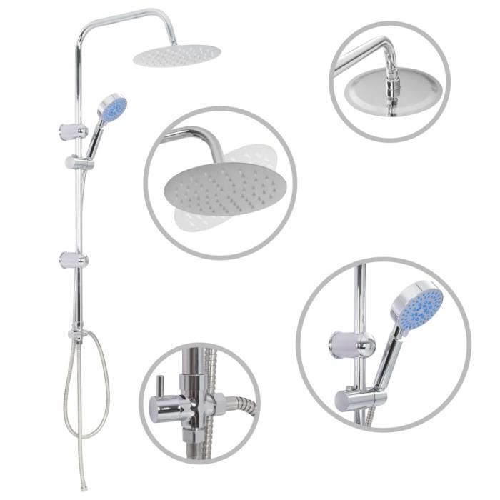 VidaXL Ensemble de Douche Deux Têtes - vue 3
