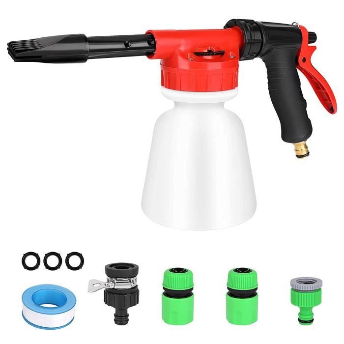 Pistolet à Mousse Pour Nettoyeur Haute Pression - 8 Modes De Pulvérisation, Réservoir 100 Ml Pour Savon - Lavage Voiture, Maison, Jardin