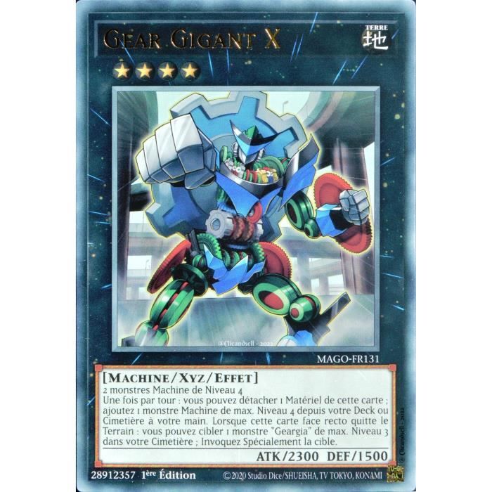 Carte YUGIOH MAGOFR131 Gear Gigant X Rare NEUF FR Cdiscount Jeux