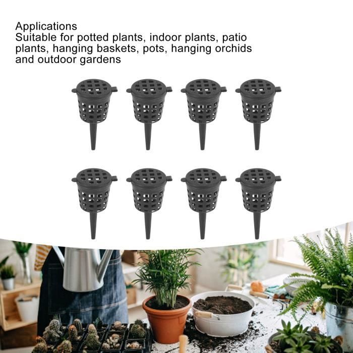 Happyyami Lot De 50 Paniers Engrais Plastique Avec Couvercle – Pour Bonsaï, Orchidées Et Petites Plantes