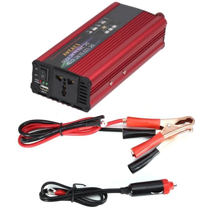 Onduleur/Chargeur 175W 12V Vers 220V Avec Prise Schuko Et USB - Neuf