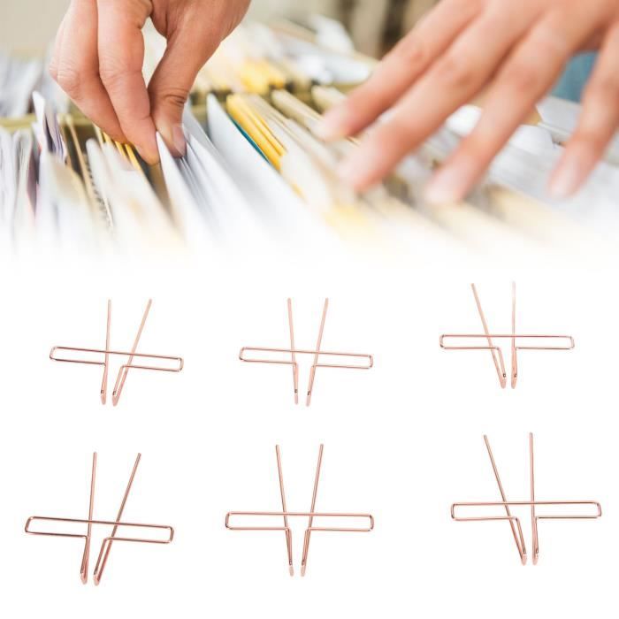 Lot De 100 Pinces à Papier En Métal, Pinces à Papier En Métal